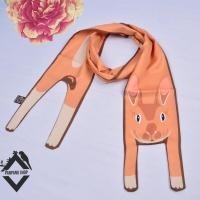 ราคา ผ้าพันหูกระเป๋ารูปสัตว์ วัสดุผ้า cotton 100% (2620157406)