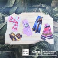 ราคา คาบอส ถุงเท้านิ้วหัวแม่มือสําหรับเด็ก การพิมพ์ตุ๊กตาบาร์บี้, นารูโตะ, สไปเดอร์แมน, คิตตี้ 18 ตัวอักษร (27065208990)