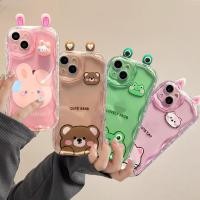 ราคา SAMSUNG สําหรับSamsung Galaxy A17 A16 A36 A26 A56 A55 A35 A25 A15 A07 A06 A32 A50S A51 M16 นุ่ม 3Dน่ารักกระต่ายหมีกบหูตุ๊กตาการ์ตูนซิลิโคนWaveด้านข้าง (57806838430)