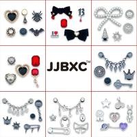 ราคา JJBXC ตัวติดรองเท้า charm ชุดหัวเข็มขัดโลหะสีเงินผสมอัลลอย ประดับอัญมณีและโซ่ ดีไซน์หรู อุปกรณ์ตกแต่งรองเท้า (42627207928)