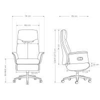 ราคา INDEX LIVING MALL เก้าอี้สำนักงาน รุ่นเชอร์ลิน - สีครีม/น้ำตาล (40568437320)