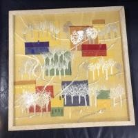 ราคา กรอบรูปไม้งานปักผ้า Handmade สินค้าญี่ปุ่นมือสอง (1423666346)