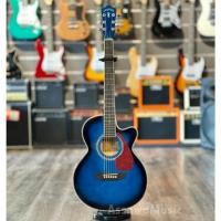 ราคา พร้อมส่ง กีต้าร์โปร่งขนาด 39 นิ้ว OverSpeed OS-390C ฺBK สีน้ำเงิน ของแถมเพียบ กีต้าร์โปร่ง Over Speed OS-39C OS390 (7583318226)