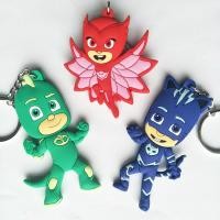 ราคา PJ Masks PVC Cartoon Figures Keychain Juguete Anime Doll Pendant Sports Toy Catboy Owlette Gekko Mask Party Toys for kid (4108181030)