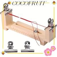 ราคา เครื่องมือถักเชือก COCOFRUIT, DIY ชั้นวางเชือกทอมือแบบปรับได้, กรอบถักเปียเชือกสีแดงแบบพกพาสําหรับสร้อยข้อมือสร้อยคอ (43371295585)