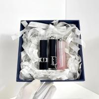 ราคา GIFT BOX DIOR ROUGE LIP GLOW COLR REVIVER BALM ลิปสติก 999# 001# 740# (29070944755)