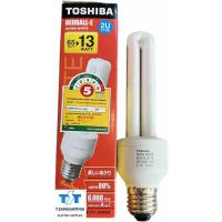 ราคา หลอดตะเกียบประหยัดไฟ Toshiba CFL 2U 13W/Warmwhite หลอดไฟ หลอดตะเกียบ หลอดประหยัดไฟ (19753290881)