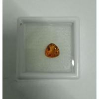 ราคา พลอยซิทริน(citrine)แท้รูปทรงtrilliantขนาด7มิลลิเมตรเกรดสีAAAสีส้มอมเหลืองน้ำหนักพลอย1.05carats (3379932347)