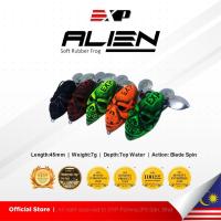 ราคา EXP Alien Frog For Snakehead Fishing Lure Rubber Gewang Frog Fishing เหยื่อตกปลากบนุ่ม (40360299325)