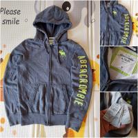 ราคา ABERCROMBIE SPILLOUT เสื้อฮู้ดมีซิป [ต้นฉบับมือสอง] (43824597906)