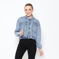 ราคา Fitwear Studio - Bora Hoodie Large WASHED STYLE Jacket/Jeans Jacket (43455779756)