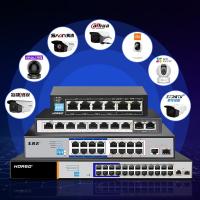 ราคา Gigabit 16port Poe Switch support IEEE802.3af/at IP cameras and Wireless AP 10/100/1000Mbps 48V standard network switch (9559806774)