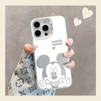 ราคา เคสมิกกี้สำหรับ iPhone 16 16E 15 14 13 12 11 Pro Plus Max X XR Xs Max พิมพ์ขอบแบบรวมทุกอย่าง เคสกันกระแทกกล้อง (40250955252)