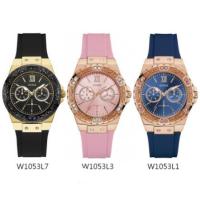 ราคา พร้อมสต็อก ！Guess Watch ขนาดหน้าปัด 38mm W1053L1 W1053L3 W1053L7 ตัวเรือนสีทอง สายซิลิโคนสีด (42979052309)