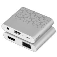 ราคา [เก็บโค้ดส่งฟรี] Onten OTN-9167 HDMI VGA Adapter | USB 3.0 & Type-C แปลงหน้าจอคู่ ต่อภาพเสียง สำหรับโน้ตบุ๊ค มือถือ (40001903619)