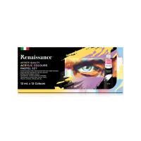 ราคา (KTS)ชุดสีอะคริลิค Renaissance Acrylic Colour Pastel Set 12สี 12ml (8819590982)