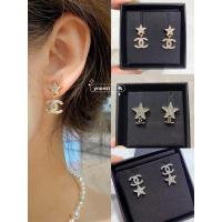 ราคา ของแท้ CHANEL ต่างหู 23 ใหม่ดาว Rhinestone ต่างหูสตั๊ด (22458368786)