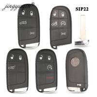 ราคา jingyuqin SIP22 Blade Remote Smart Key Shell Replacement for Fiat 500 500L 500X Toro 2016 2017 2018 (54604610438)