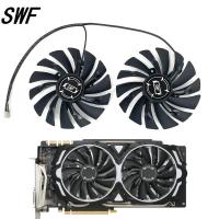 ราคา ใหม่ 2 ชิ้น/เซ็ต 95 มม.PLD10010S12HH Cooler พัดลมสําหรับ MSI Radeon R9 380 เกราะ 2X GTX 1060/5000/1080 TI RX 470/570 RX580 การ์ดเกม (51154124139)