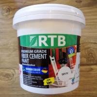 ราคา สีทาไม้ฝาเฌอร่า สีขาว (WHITE) ทาระแนง สีน้ำอะครีลิคทาไฟเบอร์ซีเมนต์อย่างดียี่ห้อ RTB ขนาด1/4 หรือ 0.946ลิตร (11536714751)