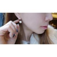 ราคา ต่างหูมุกเกร๋ Ladies' 925 Sterling Silver Pearl Ear Stud Dangle Earrings Kitchentool (5072951061)