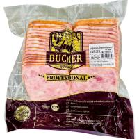ราคา <อ่านก่อนสั่งซื้อ>แฮมหมูรมควัน ตราบุชเชอร์ 1 kg/ประมาณ 36 แผ่น เนื้อหมูบดหยาบขึ้นรูปรมควัน รับประกันความอร่อย สินค้าคุณภ (27657672650)