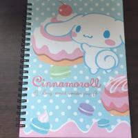 ราคา สมุดริมห่วงปกแข็งลายcinnamorollสีฟ้า (21803966)