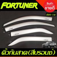 ราคา กันสาดประตู คิ้วกันสาด สีบอนซ์ โตโยต้า ฟอร์จูนเนอร์ TOYOTA FORTUNER 2005 2006 2007 2008 2009 2010 2011 2012 2013 2014 (A (10803621755)