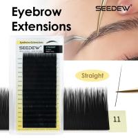 ราคา SEEDEW 0.07/0.10 Baby Straight Curl Eyebrow Extensions High Quality False Eyebrow Natural Soft (47352540878)