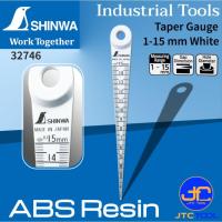 ราคา Shinwa เตเปอร์เกจพลาสติก ขนาด 1-15มิล รุ่น 32746 - Taper Gauge Plastic (ABS Resin) Size 1-15mm. No.32746 (3009905175)