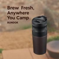 ราคา BUNDOK เครื่องชงกาแฟ BD-900 แบบพกพาพร้อมเครื่องบดและกรองสําหรับตั้งแคมป์ (42714017445)