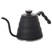 ราคา HARIO V60 Drip Kettle Vorno, practical capacity of 800mL, suitable for direct flame/IH, matte black, made in Japan, perfect for gifts and presents, model VKBR-120-MB. (40575471133)
