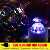 ราคา ไฟดิสโก้ รถยนต์ car dj light แบบ 6 สี ตามเพลง (ใหม่ล่าสุด) (1025140024)