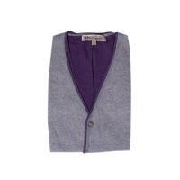 ราคา HAZARD เสื้อกั๊ก ผ้า ไหมคอตตอน(Milk Cotton) สีม่วงเทา (29955652007)