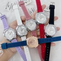 ราคา ♞เทหลายสี Coach นาฬิกาสายซิลิโคน ปัด 34 (24125680473)