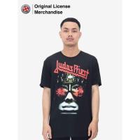 ราคา KATUN เสื้อยืดวงผู้ชายผ้าฝ้ายสีดําพร้อม JUDAS PRIEST Original Hell Bent Motif (40605806642)