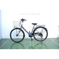 ราคา จักรยานแม่บ้านล้อโต ญี่ปุ่น - ล้อ 27.5x1.95 - เกียร์ 6 สปีด - ไฟหน้าอัตโนมัติ - Gentilezza - สีฟ้า [จักรยานมือสอง] (43974560751)