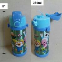 ราคา กระติกเก็บเย็น Pororo โพโรโระ หลอดในตัว สูง 8 นิ้ว เป็นหลอดนิ่ม เส้นผ่าศูนย์กลาง 3นิ้วความจุ 350ml มีสายยาวให้สะพายได้ (912701780)