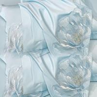 ราคา ขนแกะยาวผ้าฝ้ายแท้แบรนด์เกรดสูงมาตรฐานต่ํากว่าหรูหราสี่ชิ้นชุดแอนนาปักผ้าฝ้ายเต็มตัดกรอบแสง ยกเลิก ผ้าปูที่นอนผ้าฝ้าย (49455285572)