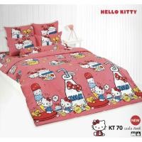 ราคา KT70: ผ้าปูที่นอน ลายคิตตี้ Kitty/TOTO (1564799302)