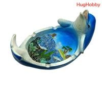 ราคา [มือ2] งานเก่าญี่ปุ่น ที่เขี่ยบุหรี่ เรซิ่น รูปปลาโลมาและท้องทะเลสีฟ้า ขนาด 13.5x8cm ของตกแต่งบ้าน วินเทจ (47804568774)