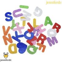 ราคา JENNIFERDZ โฟมสติกเกอร์ตัวอักษร, สติ๊กเกอร์ติดผนัง Self-กาว Glitter ตัวอักษร, สมุดภาพ AZ ตัวอักษรตกแต่งฟองน้ําตัวอักษรการเรียนรู้สติกเกอร์ห้องเรียน (52006630576)