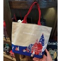 ราคา ส่งต่อ ของใหม่ยังไม่แกะกระเป๋าผ้า Starbucks Christmas 2024ลาย Holiday Carnival Bag (December Onward) ขนาด 23x23x10 ซม. (58053406408)