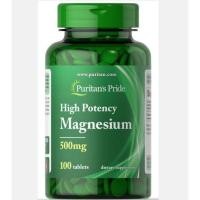 ราคา Magnesium 500 mg [ 100 Taplets ] Puritan's Pride (9006222543)