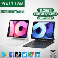 ราคา Pad แท็บเล็ต11.6นิ้ว16G+512GB Android12.0แท็บเล็ตราคาถูก4G/5Gโปรเซสเซอร์เต็มรูปแบบแท็บเล็ตHD 8800 MAh (26377421600)