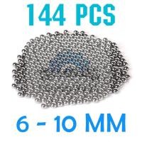 ราคา ลูกเหล็ก ขนาด 6 มิล ลูกเหล็ก ขนาด 7 มิล ลูกเหล็ก ขนาด 8 มิล ลูกเหล็ก ขนาด 9 มิล ลูกเหล็ก ขนาด 10 มิล**ราคาต่อ 144 เม็ด** (7319996671)