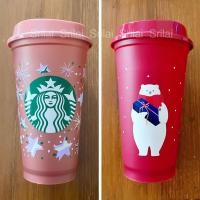 ราคา [ ✔️ ของแท้ 100% ] Starbucks แก้วพลาสติกรียูส สำหรับเครื่องดื่มร้อน ☕️ ขนาด 16 ออนซ์ : แก้วเปลี่ยนสีได้ ตามอุณหภูมิ (23885339491)