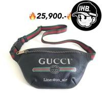 ราคา New gucci print small leather belt bag สุดฮิต (40572062526)