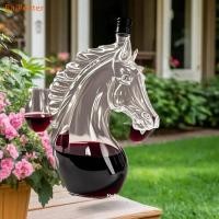 ราคา [BaiPester] ขวดวิสกี้แกะสลักรูปหัวม้าขวดเหล้าแก้วสําหรับวิสกี้ Bourbon Brandy ที่ไม่ซ้ํากันขวดเหล้าของขวัญสําหรับคนรักวิสกี้ (54606071835)