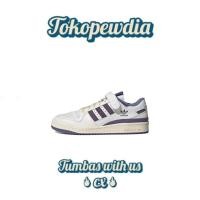 ราคา Adidas Origins FORUM 84 low "tech purple" wear-resistant and anti slip low top board shoes White gray purple (19495718457)